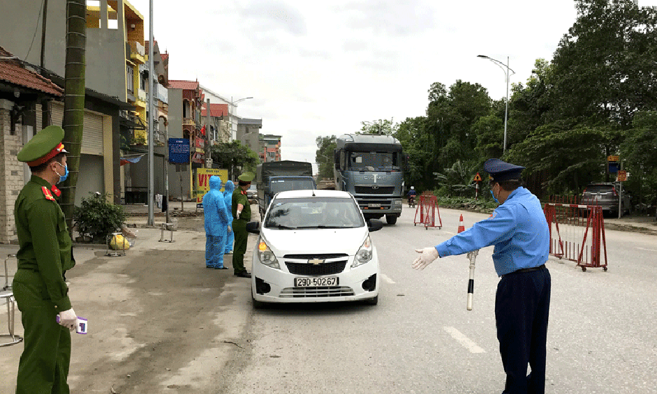 Thành lập 2 Chốt liên ngành cấp tỉnh kiểm soát dịch COVID-19 tại các vị trí tiếp giáp tỉnh Hải Dương