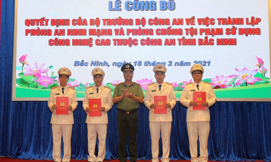 Thành lập phòng An ninh mạng và phòng, chống tội phạm sử dụng công nghệ cao
