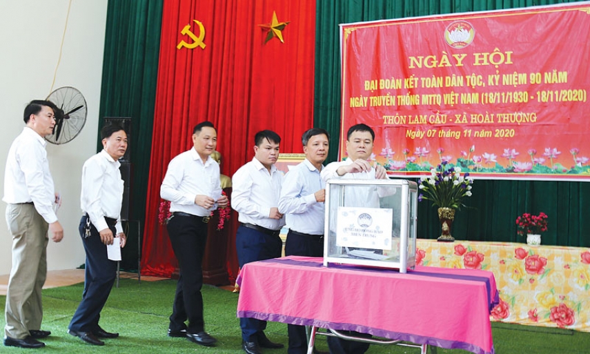 Hoài Thượng đưa Nghị quyết của Đảng vào cuộc sống