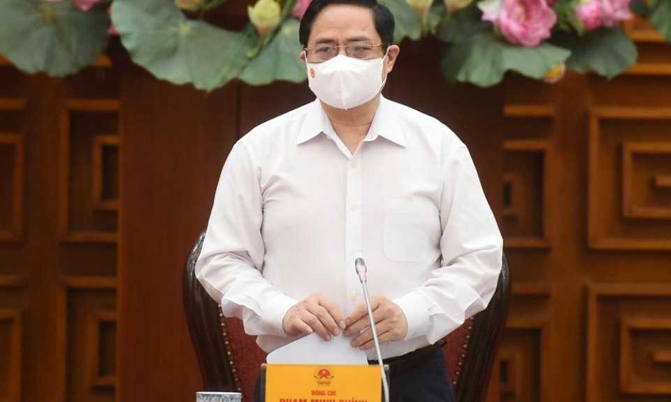 Thủ tướng Phạm Minh Chính: Xử lý nghiêm những nơi lơ là phòng, chống dịch COVID-19