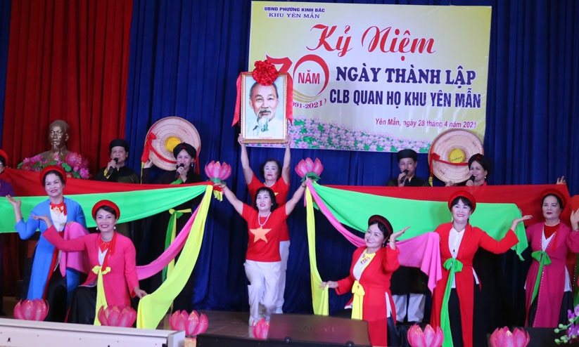 Kỉ niệm 30 năm thành lập Câu lạc bộ Quan họ Yên Mẫn