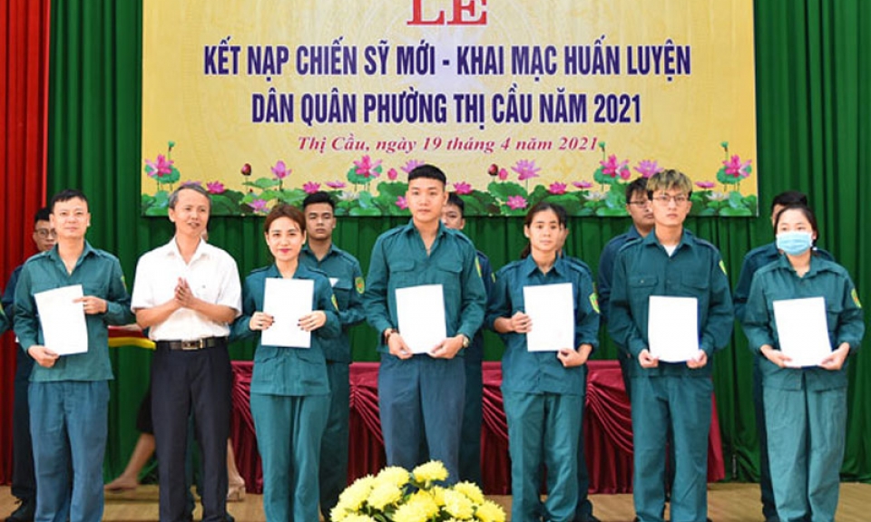 Khai mạc huấn luyện dân quân tự vệ