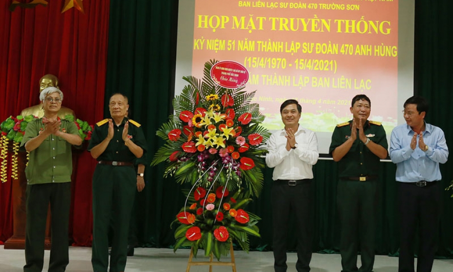 Gặp mặt kỷ niệm 51 năm Ngày truyền thống Sư đoàn 470 và 11 năm thành lập Ban liên lạc Sư đoàn 470 Trường Sơn