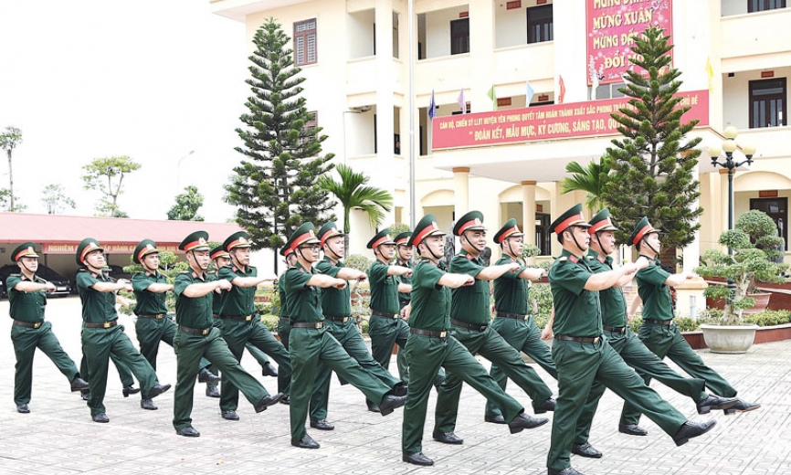Yên Phong xây dựng lực lượng  vũ trang vững mạnh toàn diện
