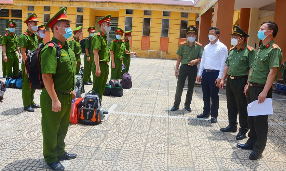 Bộ Công an tăng cường 400 cán bộ, chiến sĩ, học viên hỗ trợ Bắc Ninh phòng, chống dịch COVID-19