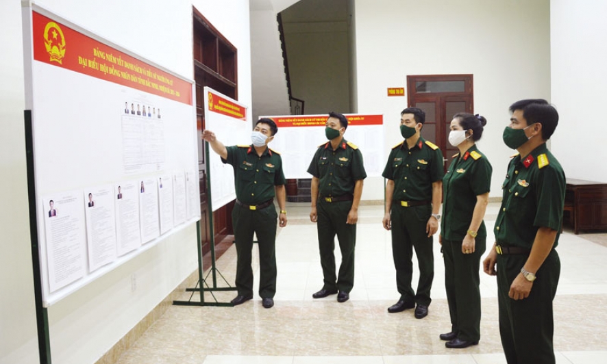Lực lượng vũ trang tỉnh sẵn sàng cho cuộc bầu cử