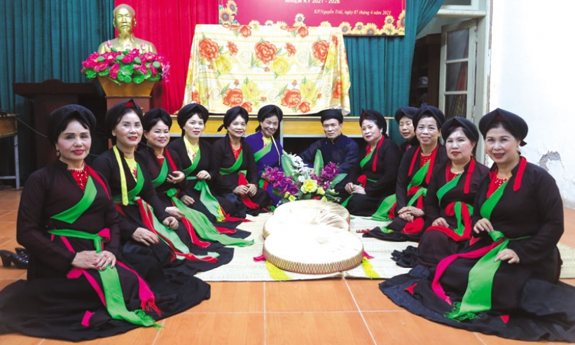 CLB Quan họ thực hành khu phố Nguyễn Trãi  gìn giữ vốn quý di sản