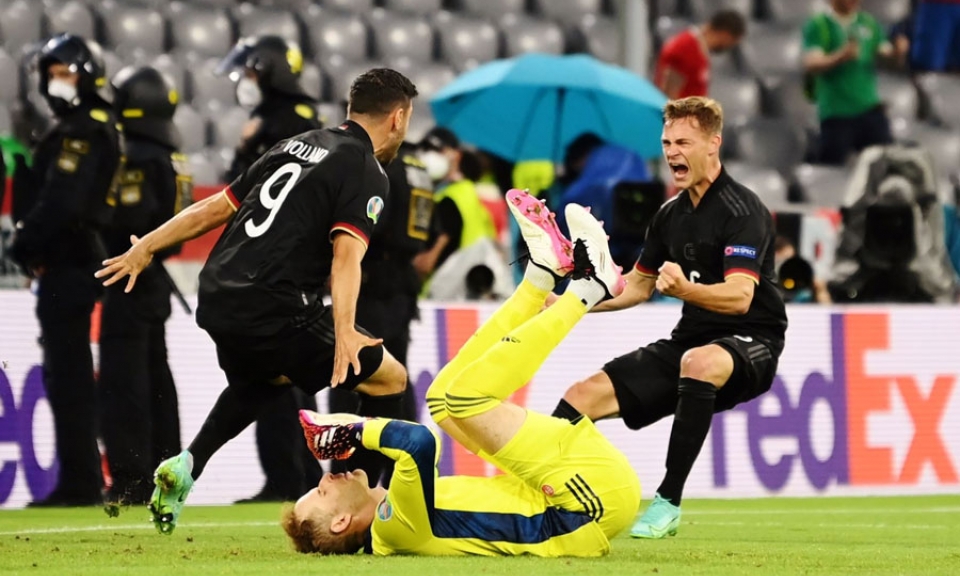 Danh sách 16 đội vào vòng knock-out EURO 2020: Anh đại chiến Đức, Bồ Đào Nha đấu Bỉ