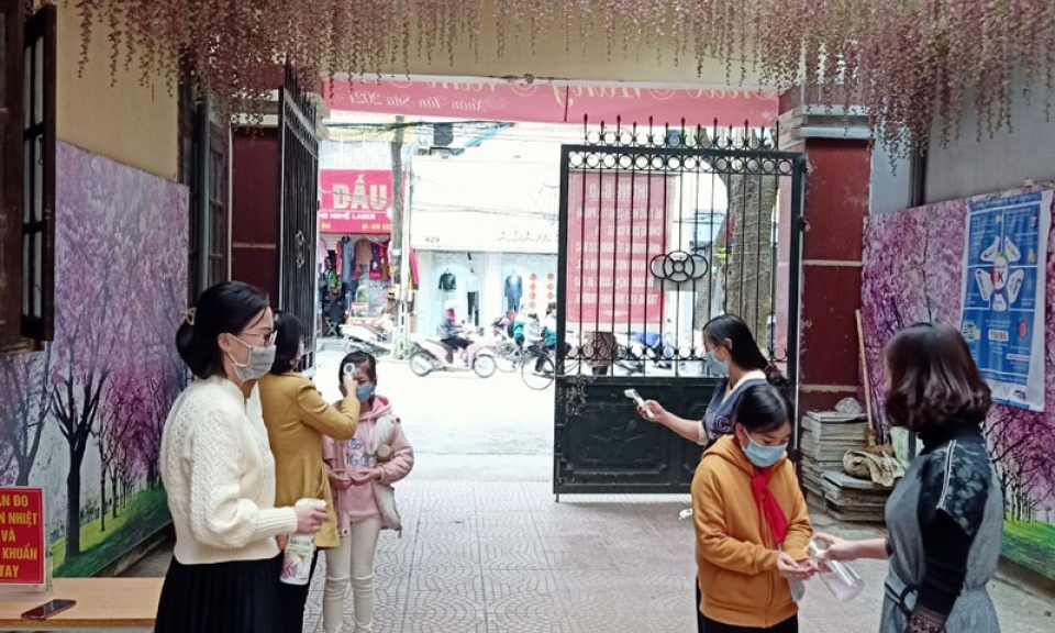 Trường Tiểu học Ninh Xá đoàn kết, sáng tạo vượt qua đại dịch