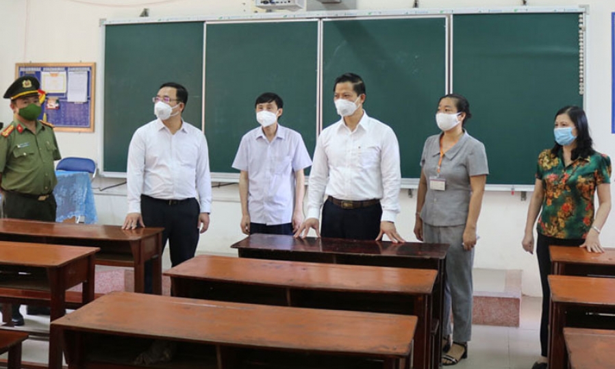 Kiểm tra công tác chuẩn bị kỳ thi tuyển sinh vào lớp 10, năm học 2021- 2022