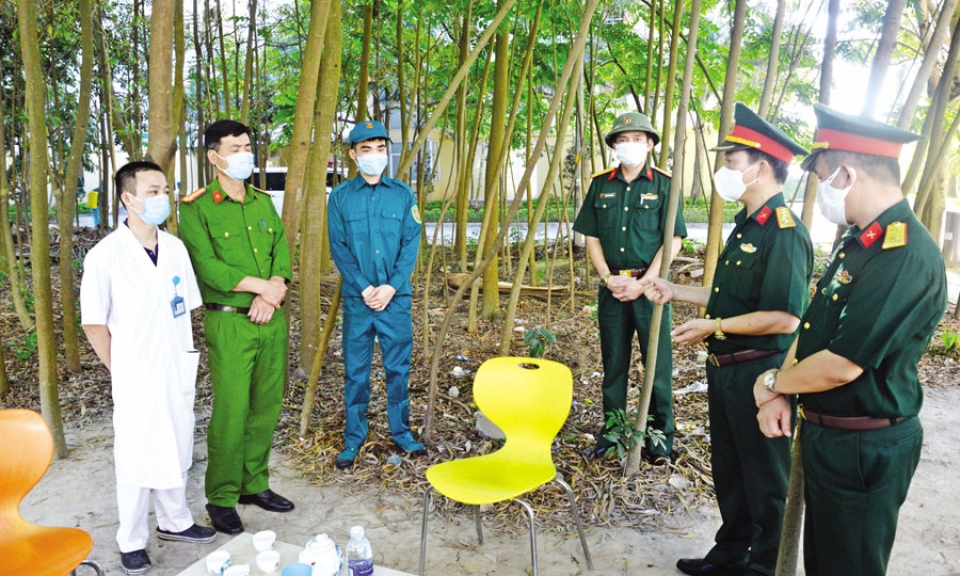 Yên tâm tư tưởng, hăng hái  thực hiện nhiệm vụ