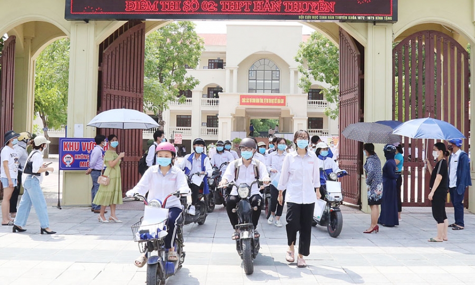 Bắc Ninh: Không có trường hợp nào vi phạm quy chế thi
