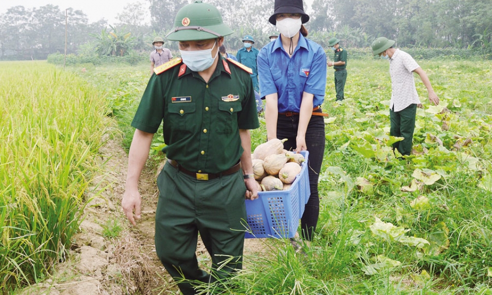 Lực lượng vũ trang tỉnh  đẩy mạnh công tác dân vận