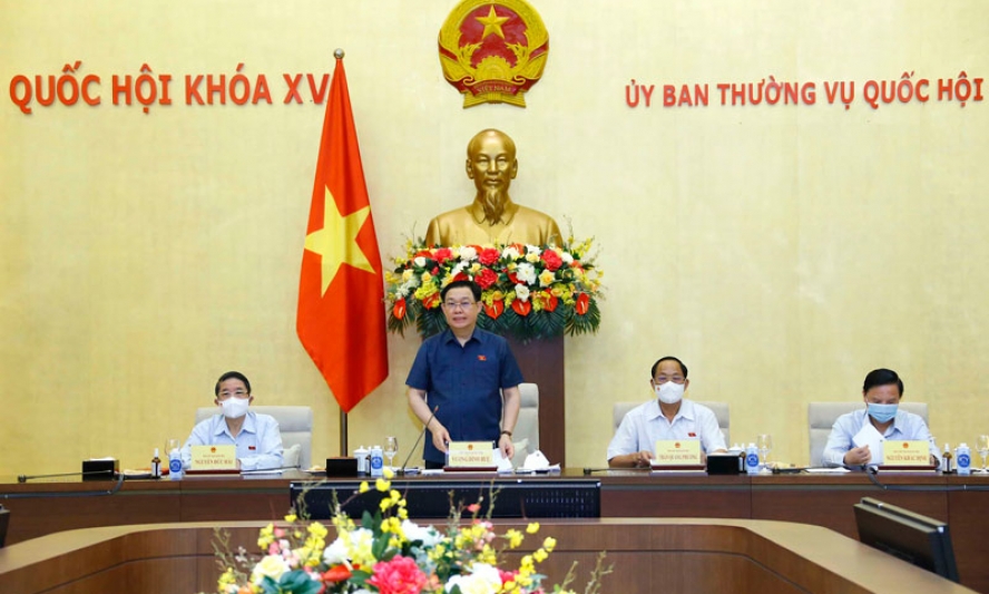 Chủ tịch Quốc hội nghe báo cáo về việc chuẩn bị giám sát trong năm 2022