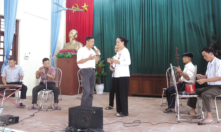Người cao tuổi Phú Hòa  và niềm đam mê nghệ thuật chèo