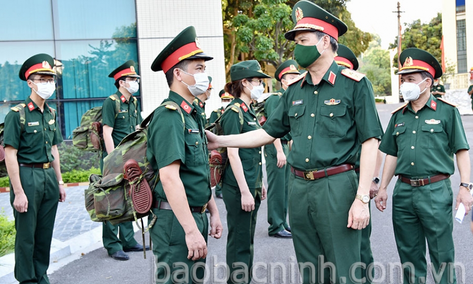 Quân khu 1 xuất quân chi viện miền Nam  phòng, chống dịch COVID-19