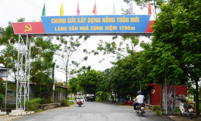 Nhân Hòa xây dựng  Nông thôn mới nâng cao