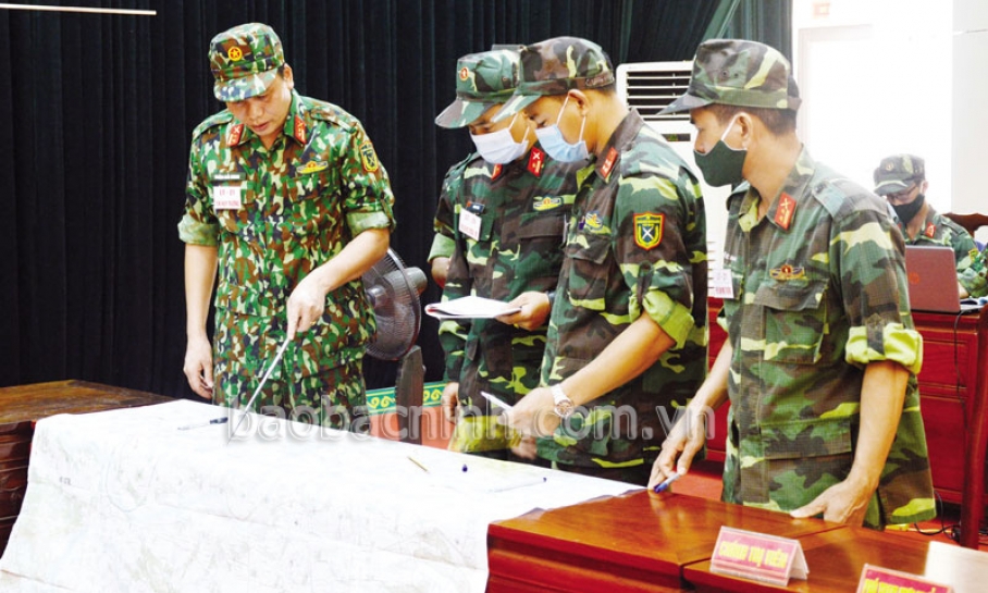 Chuẩn bị diễn tập khu vực phòng thủ  huyện Lương Tài năm 2021