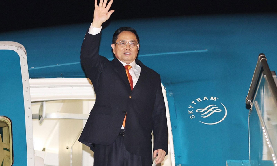 Thủ tướng Phạm Minh Chính lên đường tham dự Hội nghị COP26, thăm làm việc tại Anh và thăm chính thức Pháp