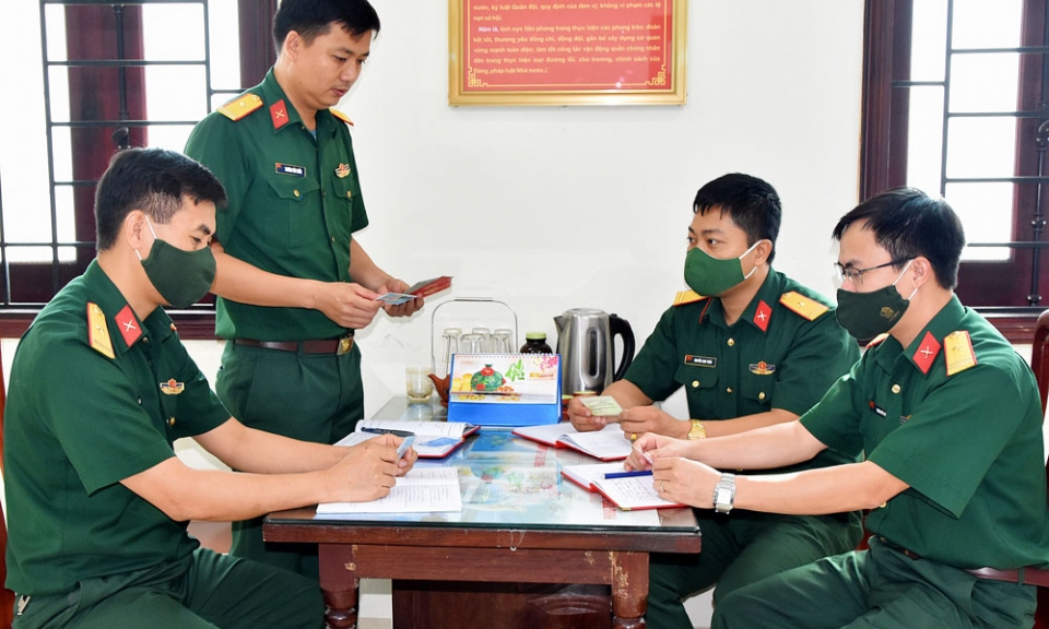 Xây dựng chi bộ “4 tốt, 3 không”  ở Đảng bộ Quân sự tỉnh