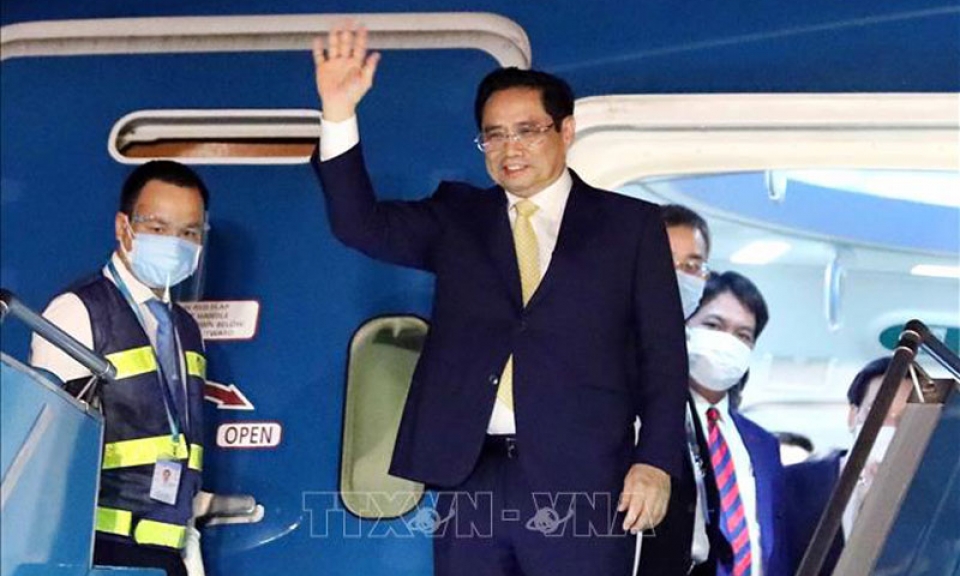 Thủ tướng Phạm Minh Chính về tới Hà Nội, kết thúc chuyến thăm chính thức Nhật Bản