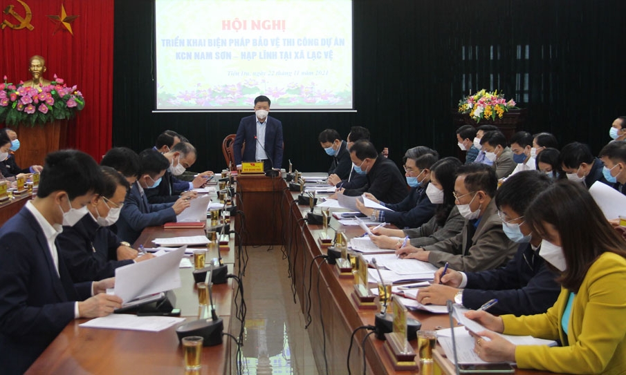 Bàn biện pháp triển khai thi công KCN Nam Sơn - Hạp Lĩnh