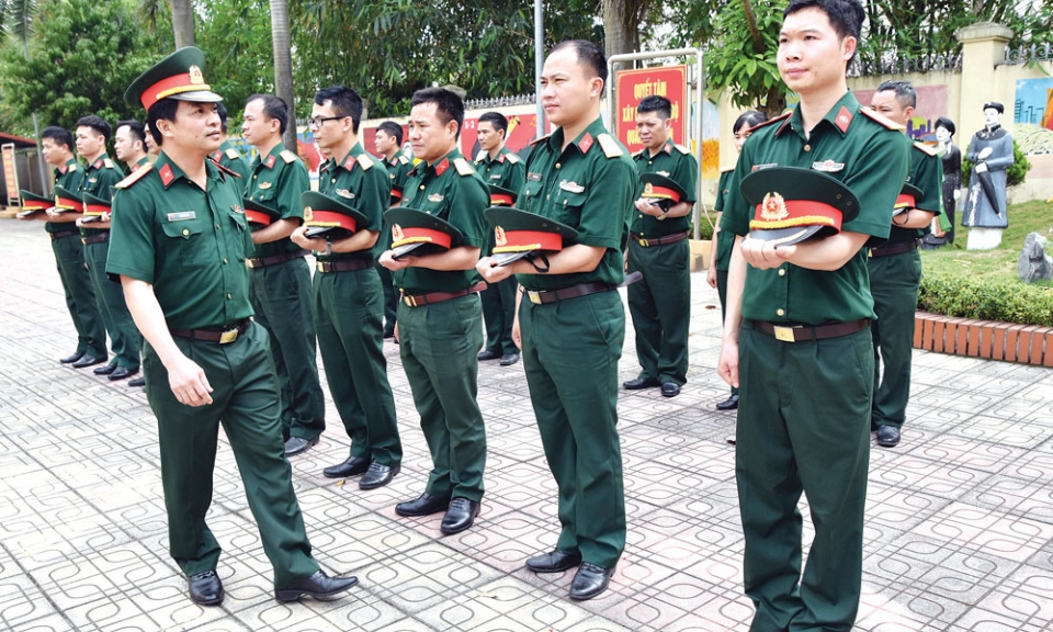 Nâng cao chất lượng huấn luyện để sẵn sàng chiến đấu