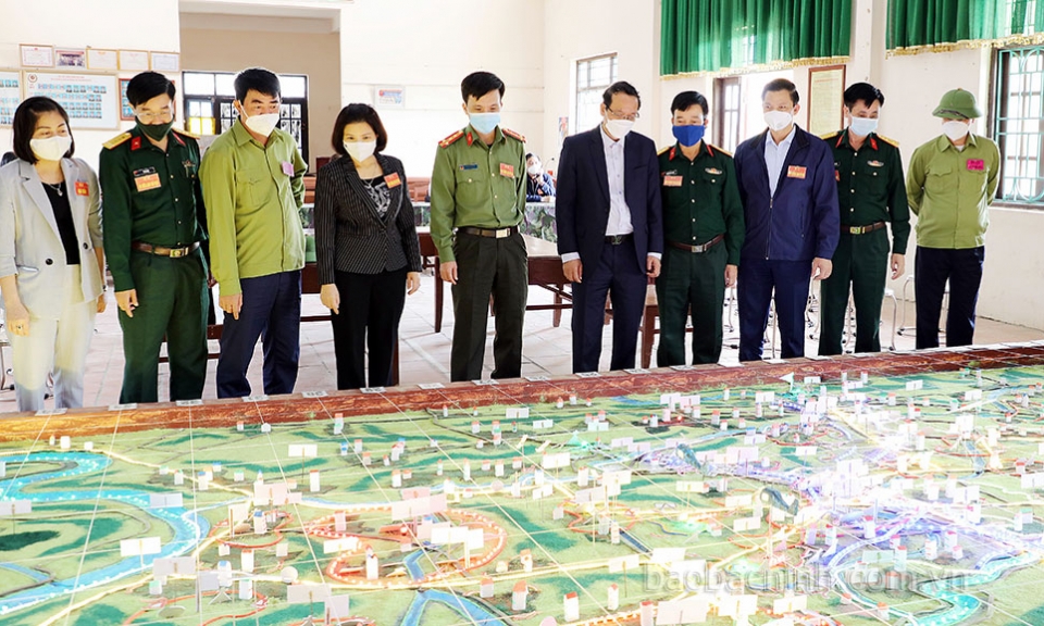 Tổng duyệt diễn tập khu vực phòng thủ huyện Lương Tài năm 2021