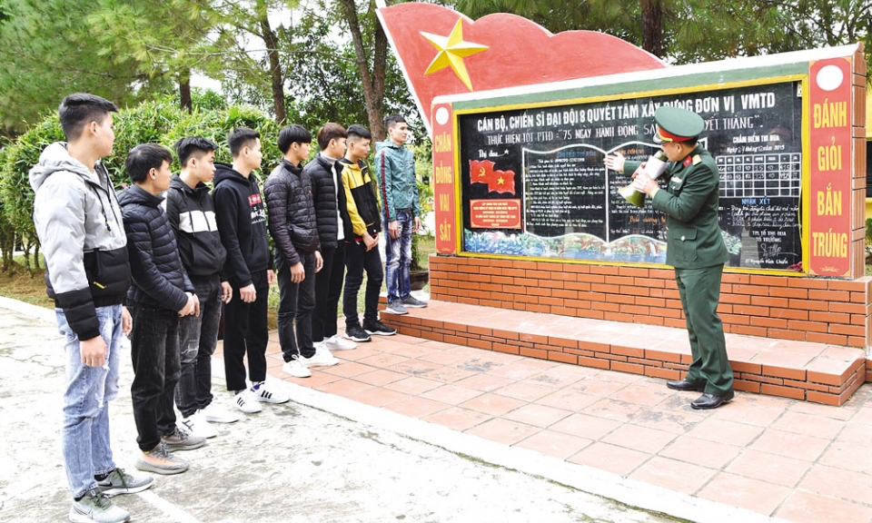 Nâng cao chất lượng tuyên truyền  trong tuyển quân