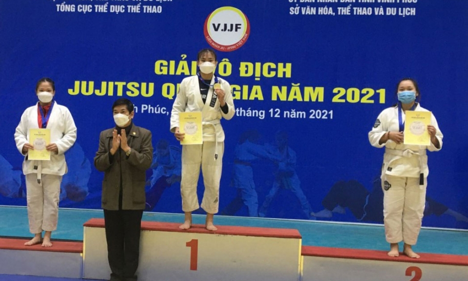 Bắc Ninh giành 4 huy chương tại giải Vô địch Jujitsu Quốc gia 2021