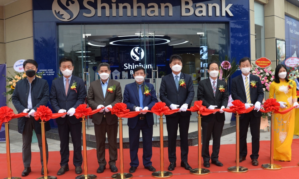 Ngân hàng TNHH MTV Shinhan Việt Nam khai trương Chi nhánh Quế Võ