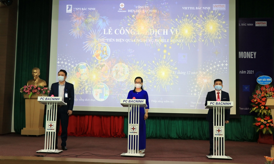 PC Bắc Ninh triển khai dịch vụ thu tiền điện qua ứng dụng Mobile money