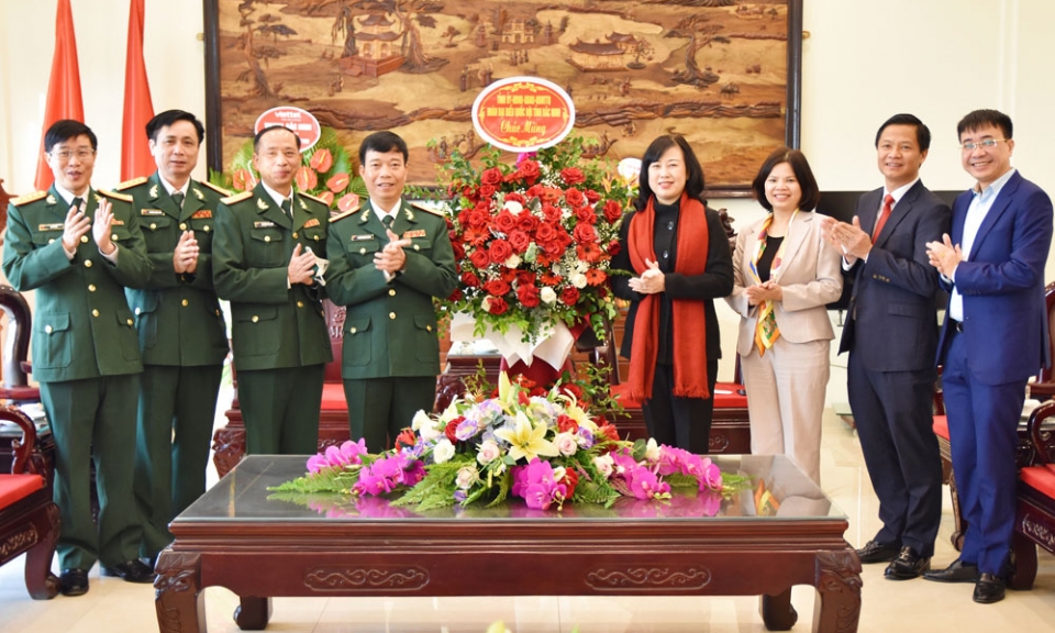 Lãnh đạo tỉnh chúc mừng Bộ CHQS tỉnh nhân 77 năm Ngày thành lập QĐND Việt Nam