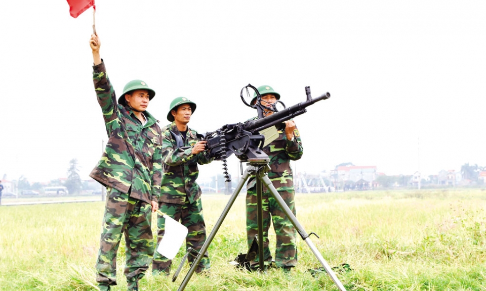 Lực lượng vũ trang Lương Tài thi đua quyết thắng