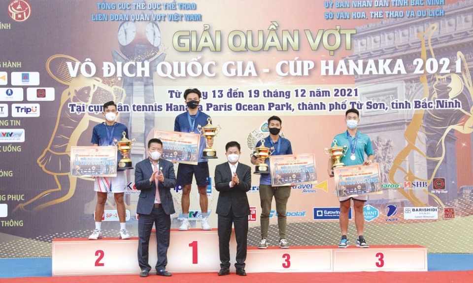 Bế mạc giải Quần vợt vô địch Quốc gia-Cúp Hanaka năm 2021