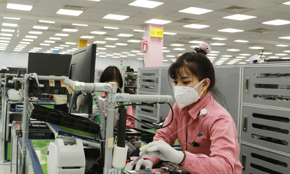 Sản lượng điện thoại năm 2021  đạt hơn 50 triệu chiếc
