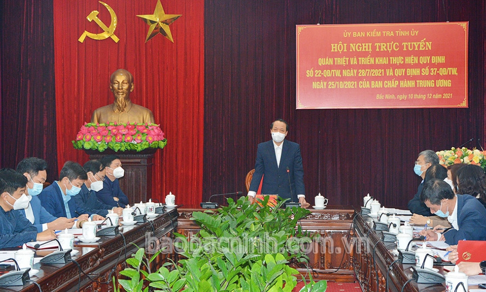 Quán triệt và triển khai thực hiện một số Quy định, Hướng dẫn của Đảng về công tác kiểm tra, giám sát, kỷ luật của Đảng và những điều đảng viên không được làm