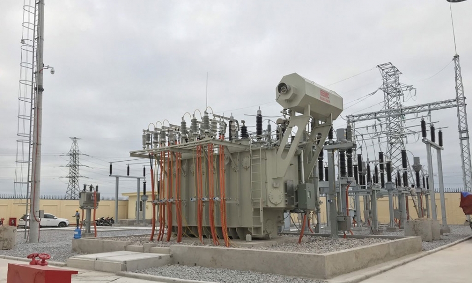 Đóng điện Dự án xây lắp máy biến áp TBA110kV Tân Chi