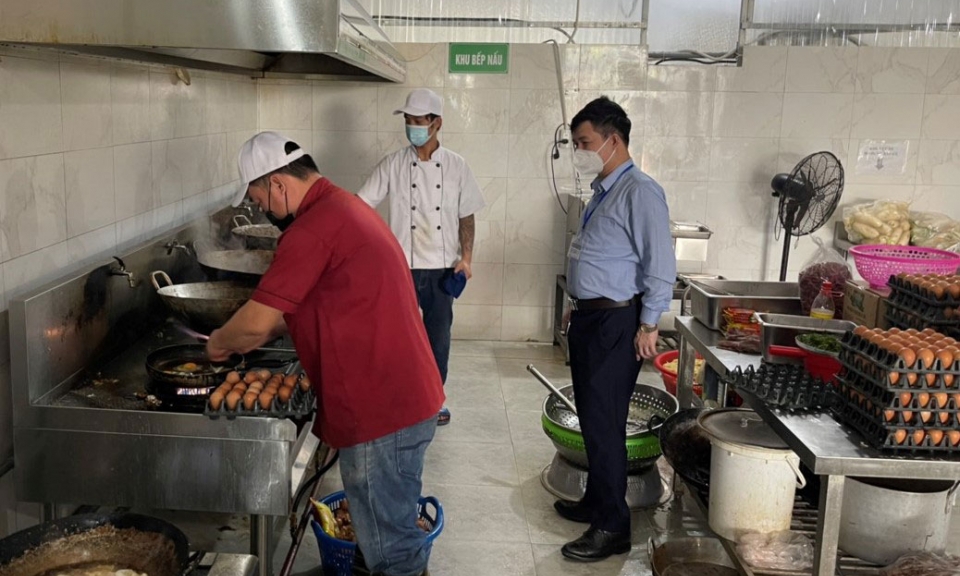 Bảo đảm ATTP tại cơ sở thu dung, điều trị COVID-19 số 1