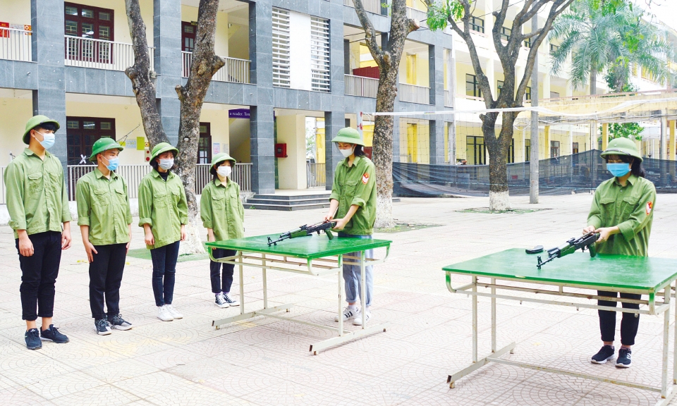 Thực hiện hiệu quả công tác giáo dục quốc phòng và an ninh