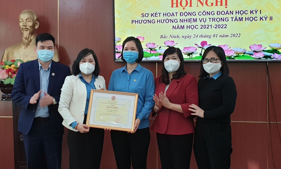 Công đoàn Giáo dục tỉnh triển khai nhiệm vụ học kỳ II năm học 2021-2022