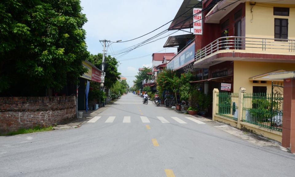 Tiên Du tăng tốc về đích  Nông thôn mới nâng cao
