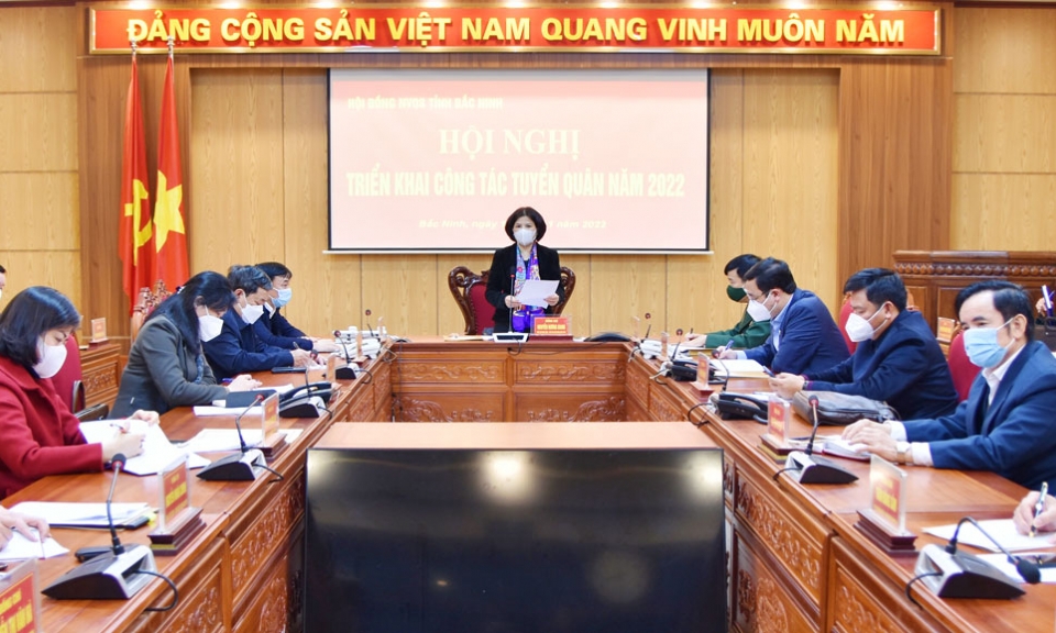 Triển khai nhiệm vụ tuyển quân năm 2022