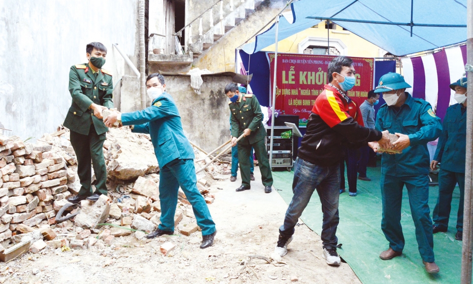 Lực lượng vũ trang tỉnh  đẩy mạnh phong trào thi đua