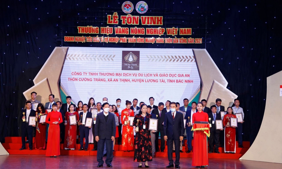 Bắc Ninh có 8 sản phẩm đạt giải “Thương hiệu vàng nông nghiệp Việt Nam”