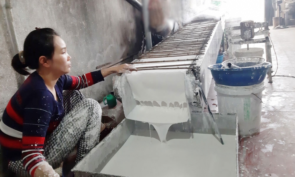Làng nghề vào Xuân