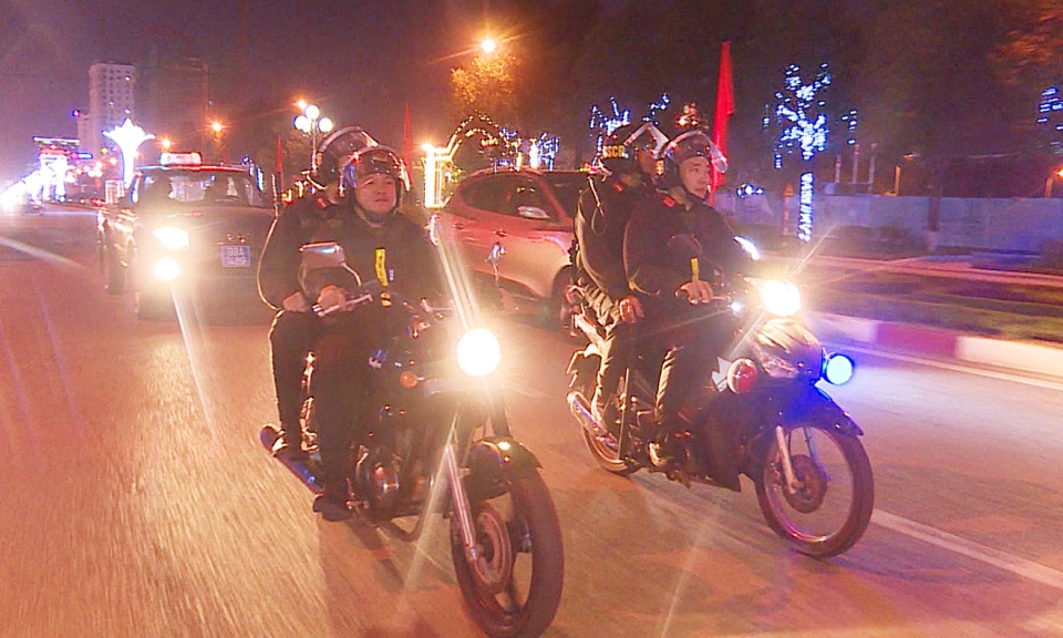Bảo đảm tốt an ninh trật tự  dịp Tết Nguyên đán