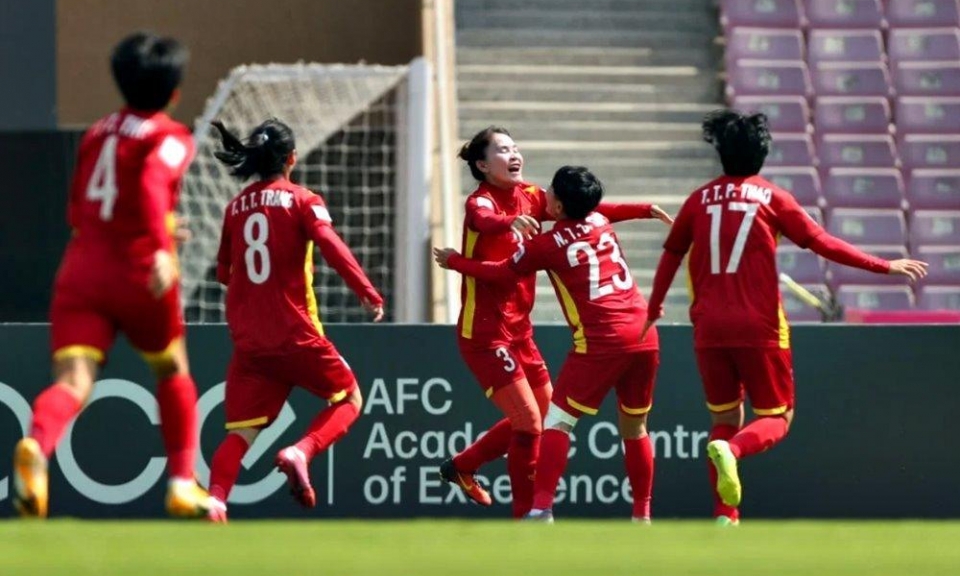 Tuyển nữ Việt Nam giành tấm vé lịch sử dự World Cup