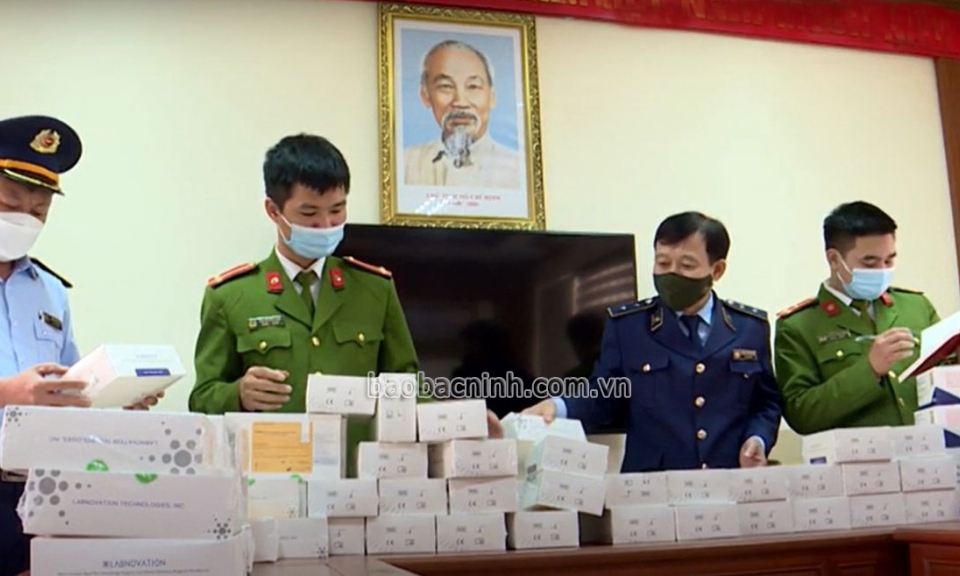 Phát hiện, xử lý 7 vụ  kinh doanh, vận chuyển kit test COVID-19 và thuốc hỗ trợ điều trị COVID-19 nhập lậu