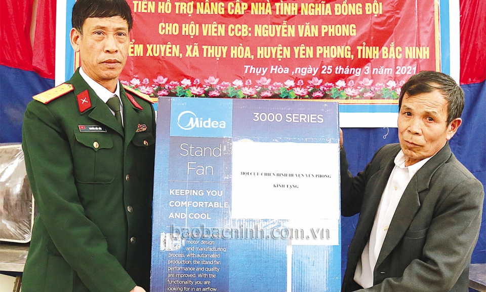 Cựu chiến binh thi đua làm theo lời Bác